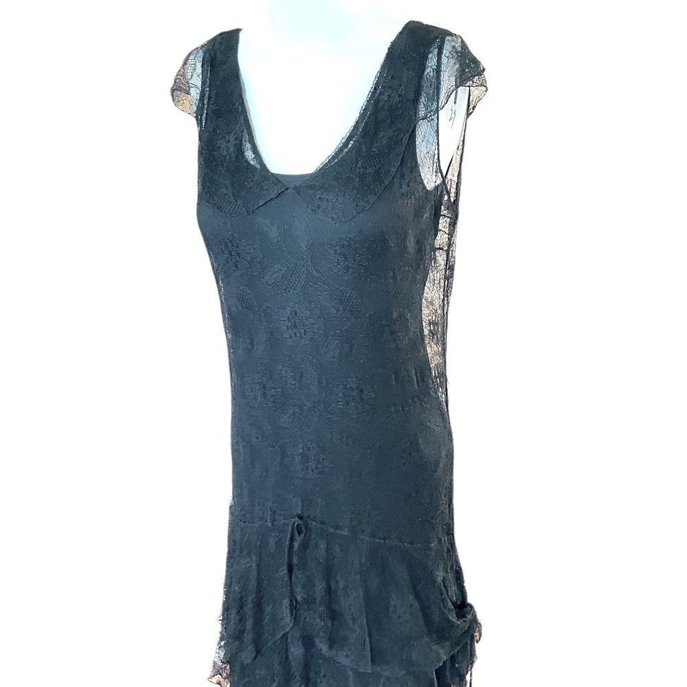 1920’s Antique Lace Flapper Gown - Picture 6 of 13
